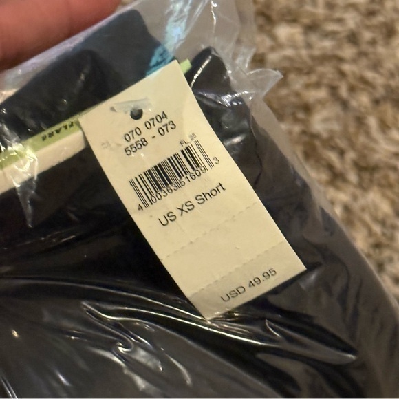 NWOT Aerie OG Foldover Super Flare Leggings Black High Rise XSMALL SHORT Retro - Picture 12 of 15